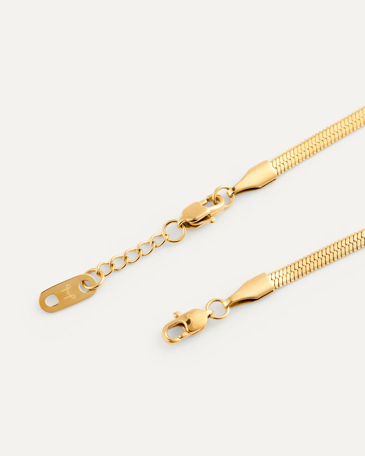 Mockberg Thin Snake Bracelet armbånd gull 3mm