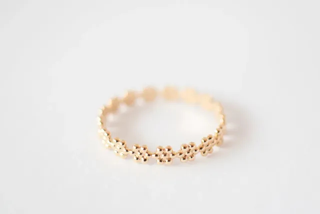 Eremis Olivette ring gullbelagt 18 karat