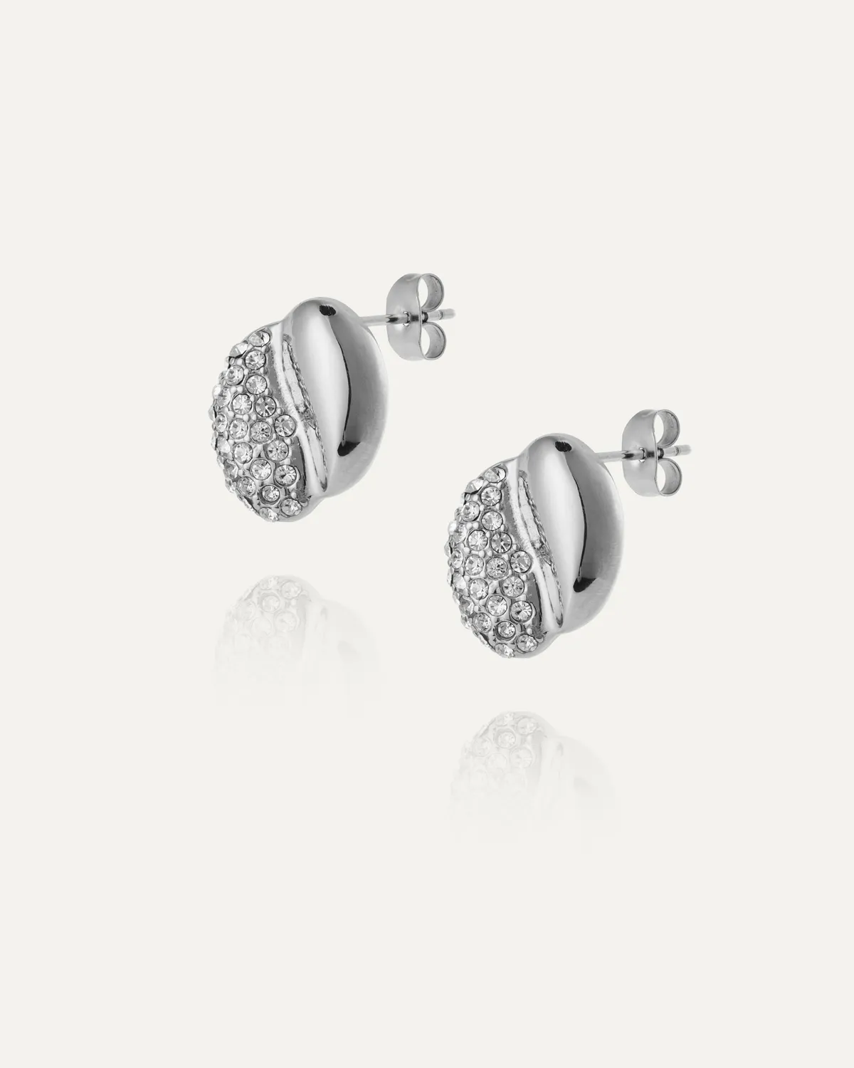 Mockberg Eve øredobber sølv 12x14 mm Preciosa