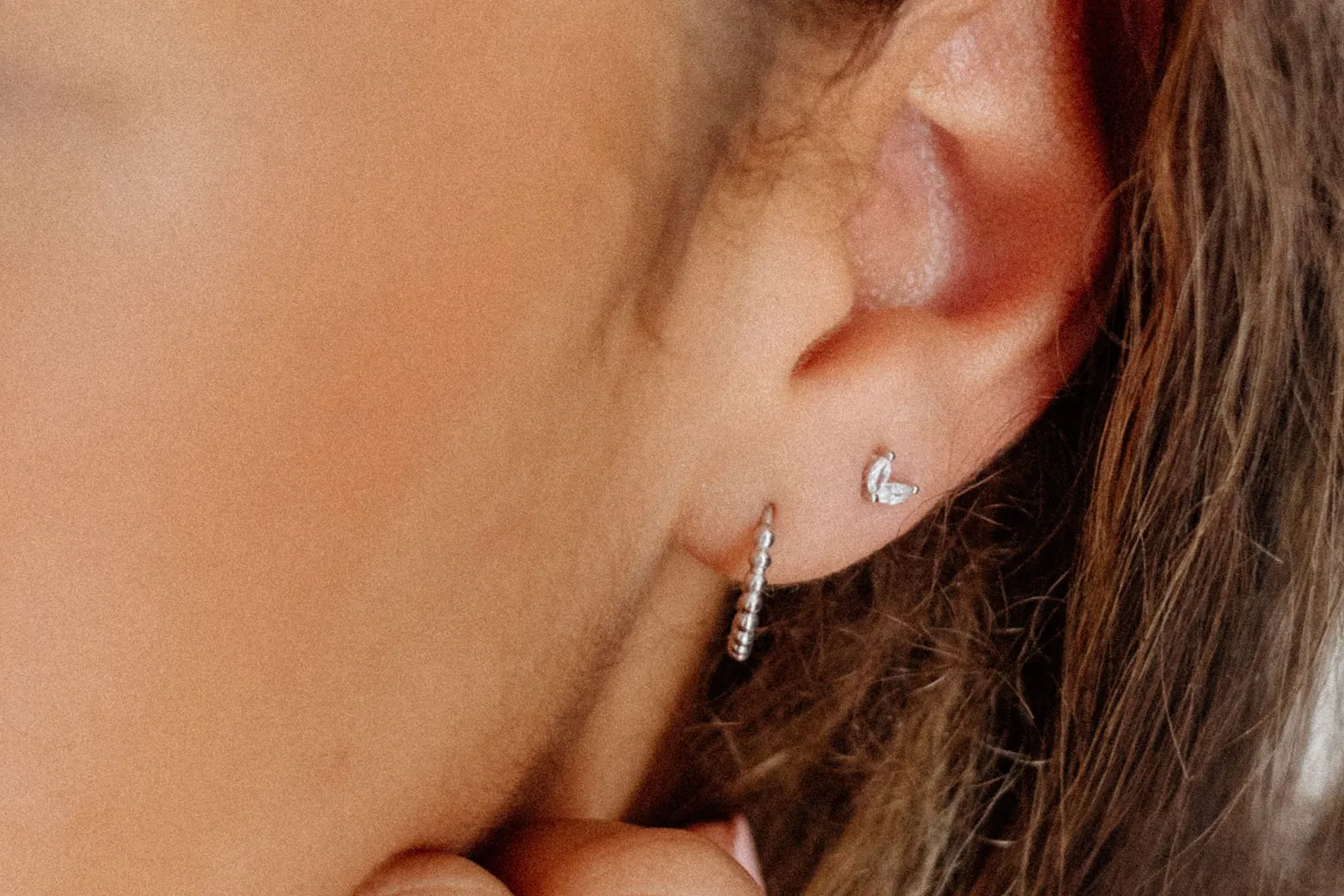 Eremis Edon øredobber sterlingsølv 925 14 mm