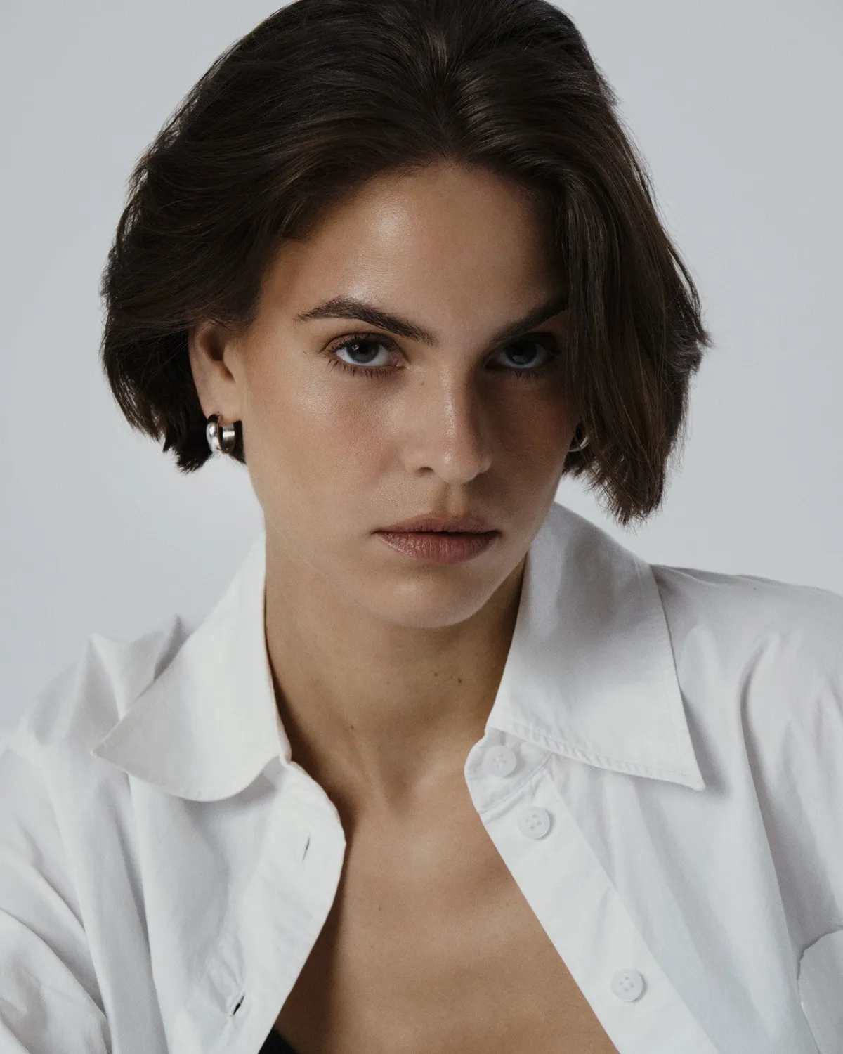 Mockberg Chunky Hoops Large øredobber sølv 18 mm