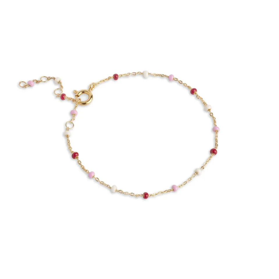 Enamel Lola armbånd 15+4 cm Rosie gull