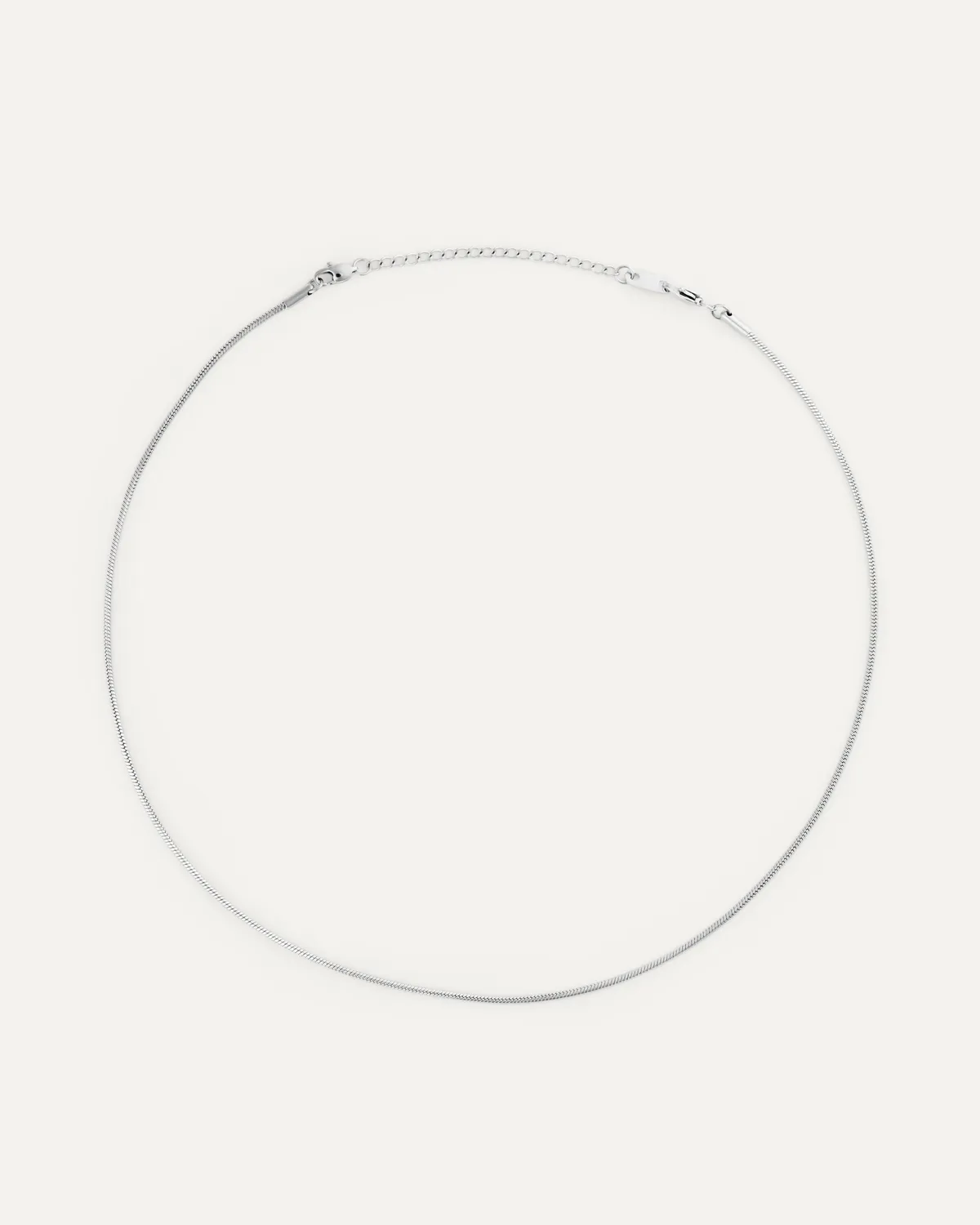 Mockberg Snake Chain halskjede sølv 1,5 mm