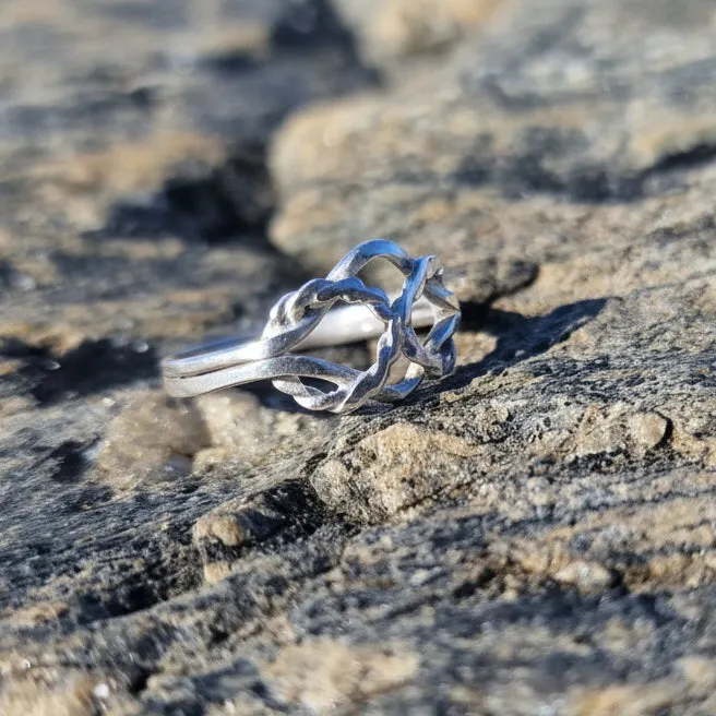 Kunstnerbonden Alv ring sølv rustikk