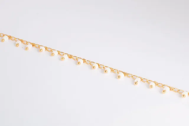 Eremis Néréa armbånd 18k gull perler