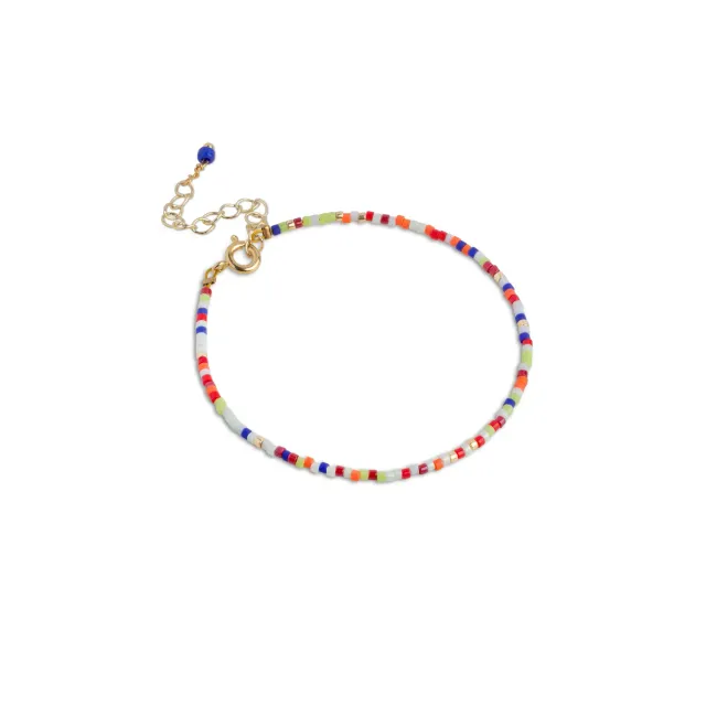 Enamel Petra armbånd 15+4 cm boho farget