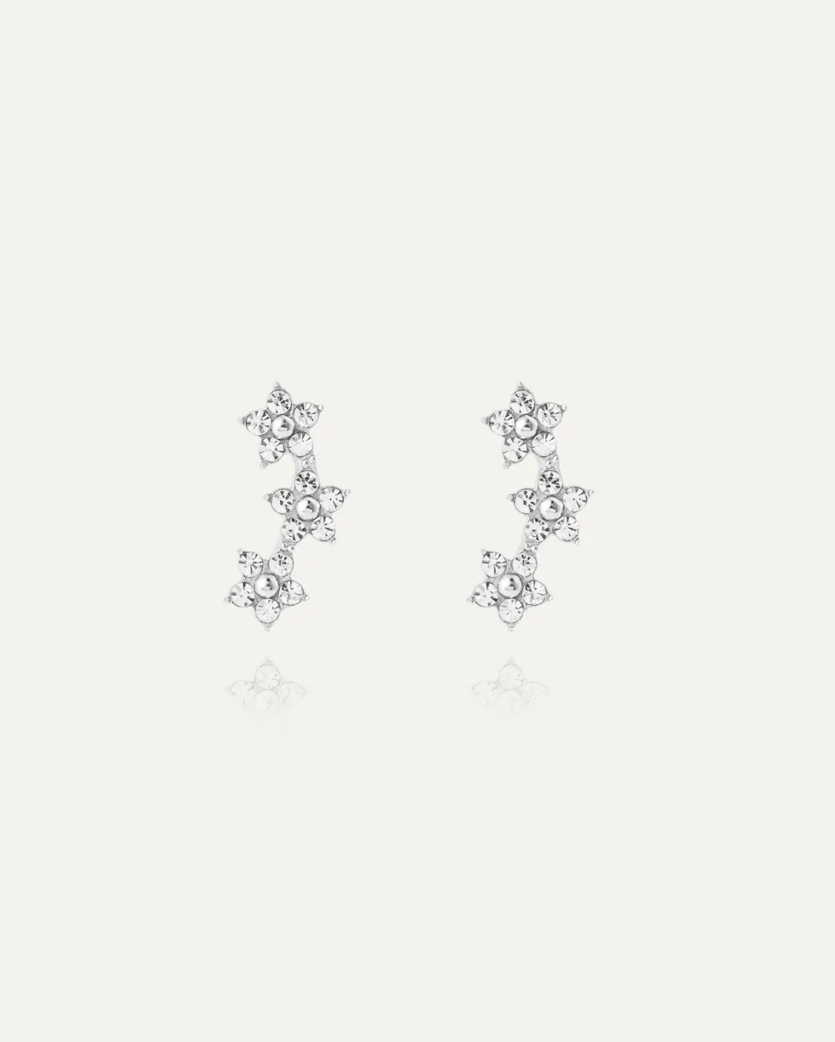 Mockberg Ellie Studs øredobber 6,6x14 mm sølv