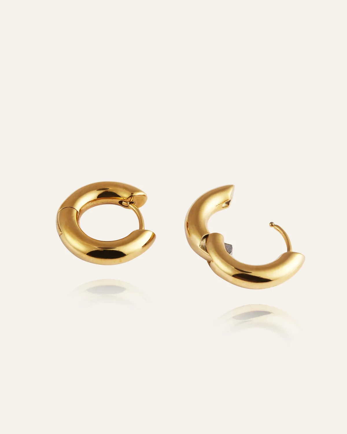 Mockberg Everyday Hoops øredobber gull 20 millimeter