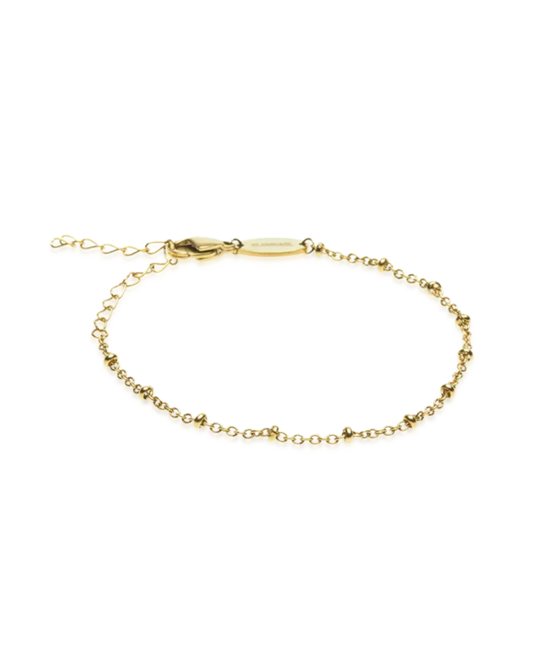 Blomdahl Ball armbånd 15,5-19 cm gull stål