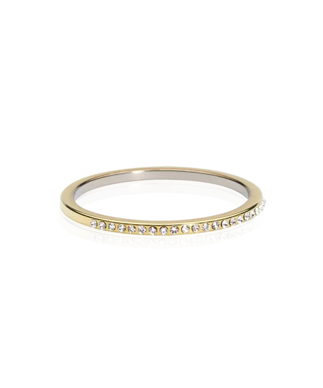 Blomdahl Brilliance Tiny Ring ring crystal gull 16 mm