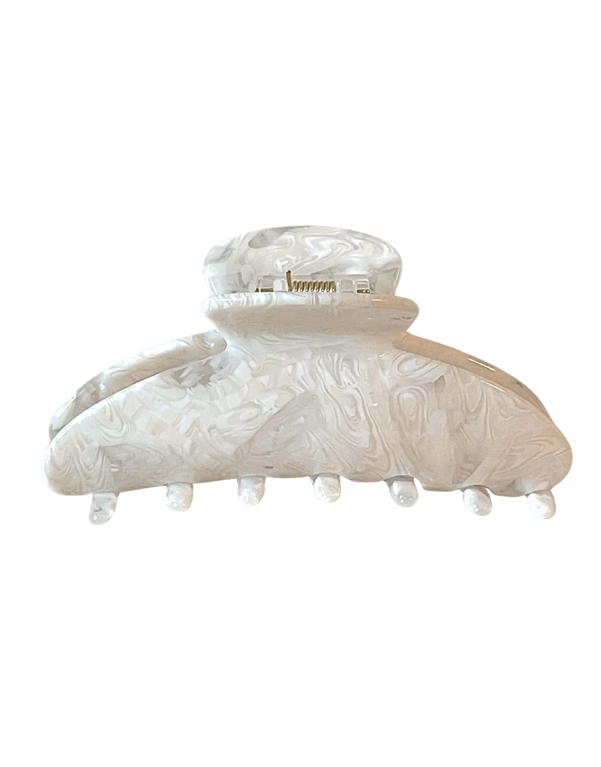 Mea Nani Arctic Pearl hårklype perlemor 10 cm