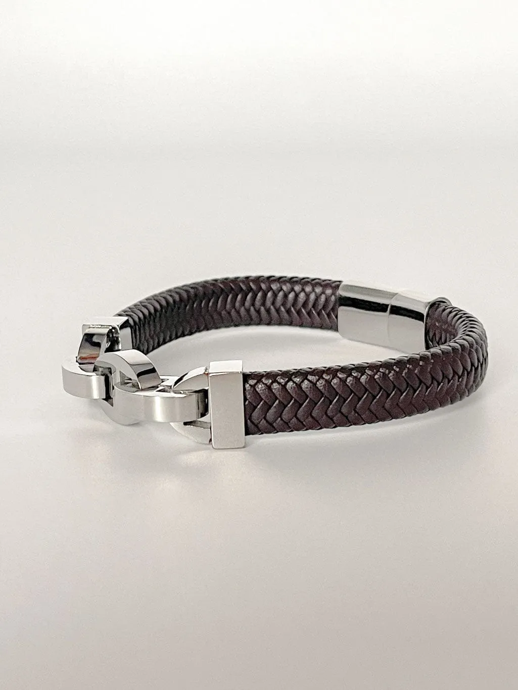 Mea Nani Asgir armbånd brunt skinn menn