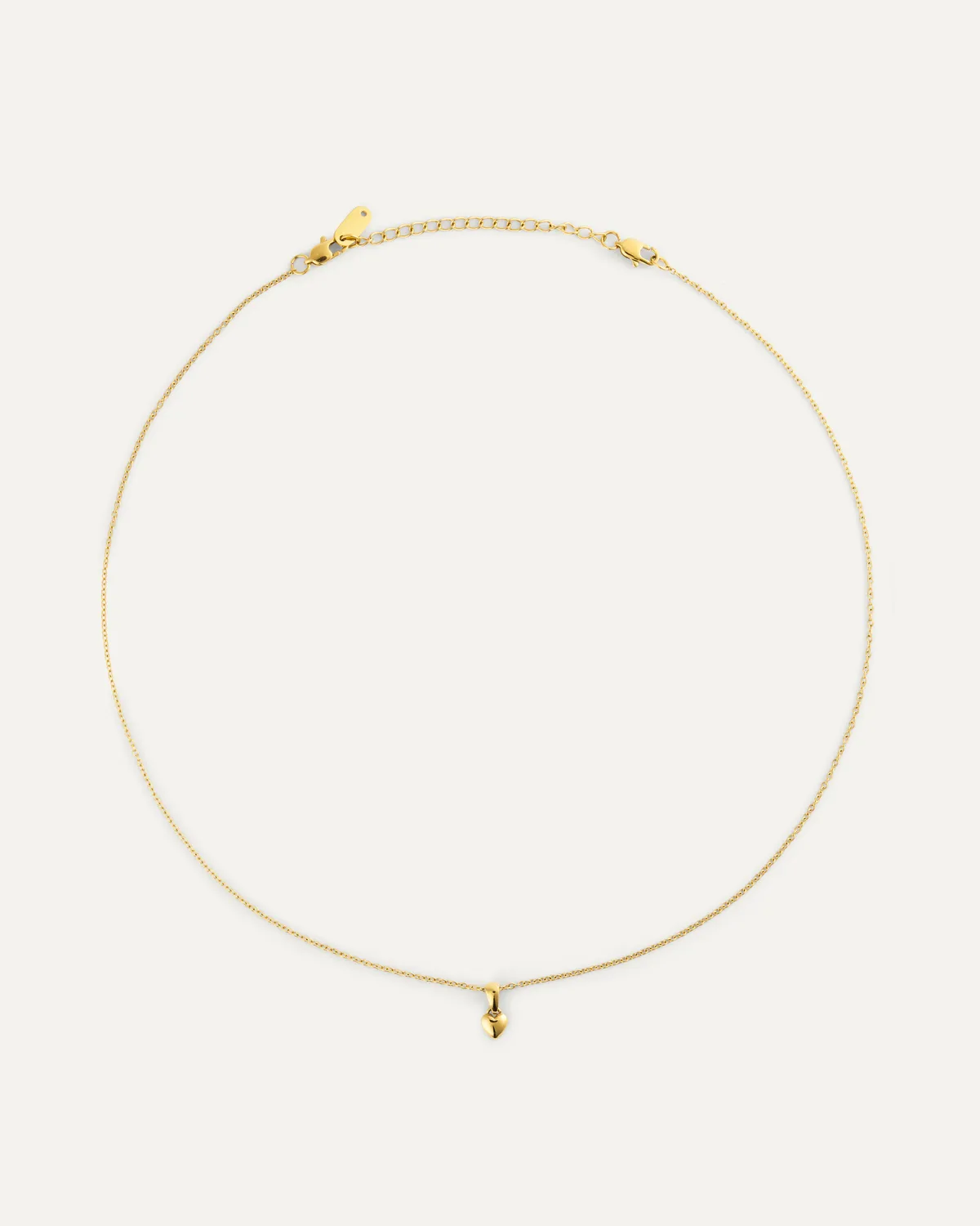 Mockberg Sweetheart Small Necklace kjede gull hjerte