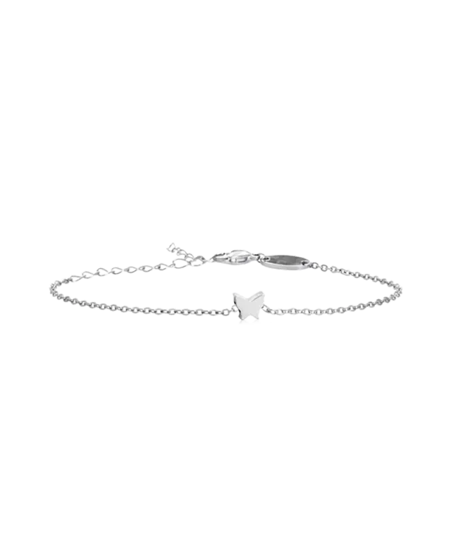 Blomdahl Butterfly armbånd sølv 14-19 cm hudvennlig