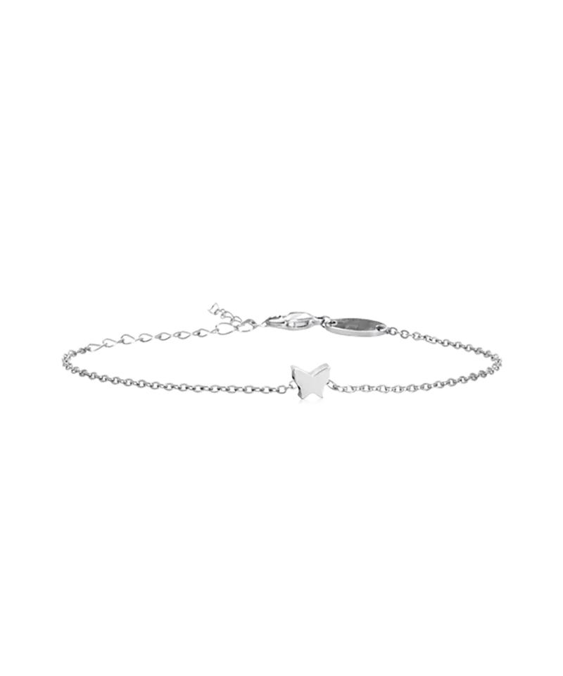 Blomdahl Butterfly armbånd sølv 14-19 cm hudvennlig