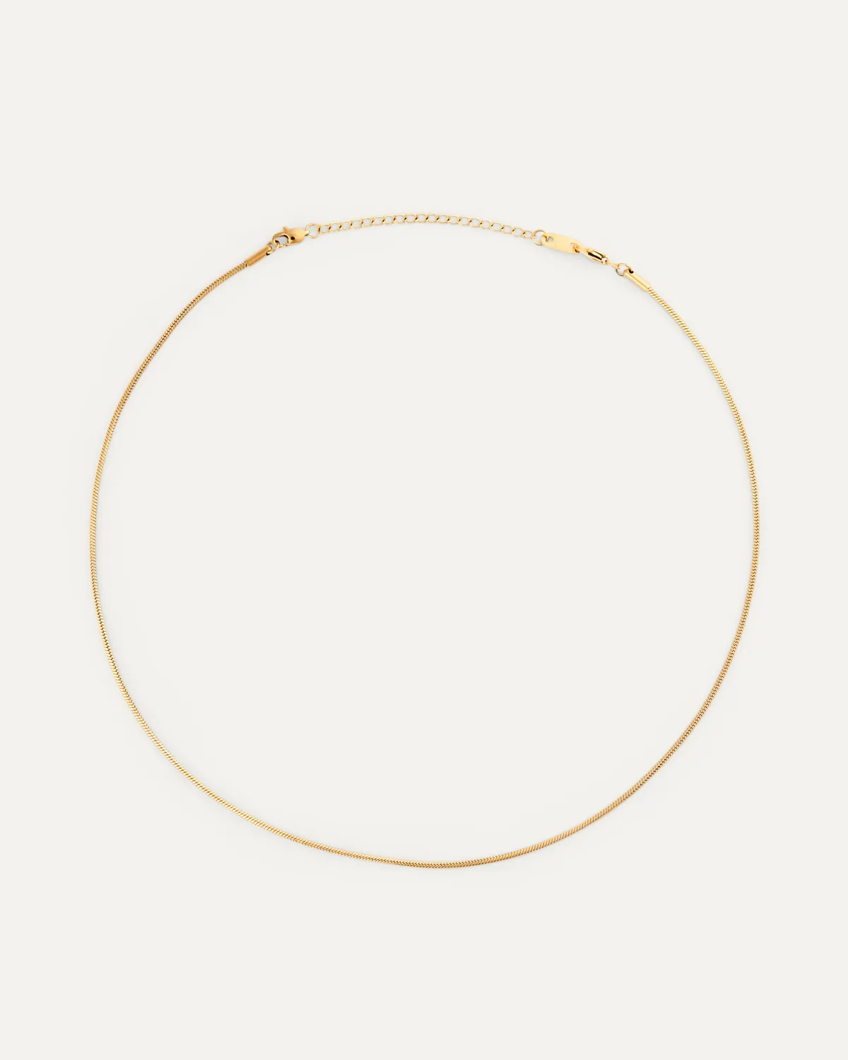 Mockberg Snake Chain 450 halskjede gull 1,5 millimeter