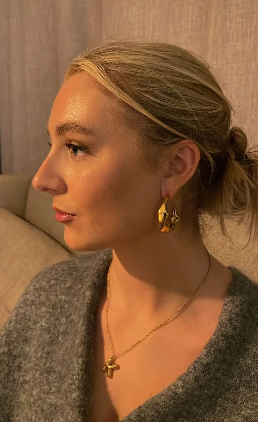 Mea Nani Hedda øredobber 18K gull organiske