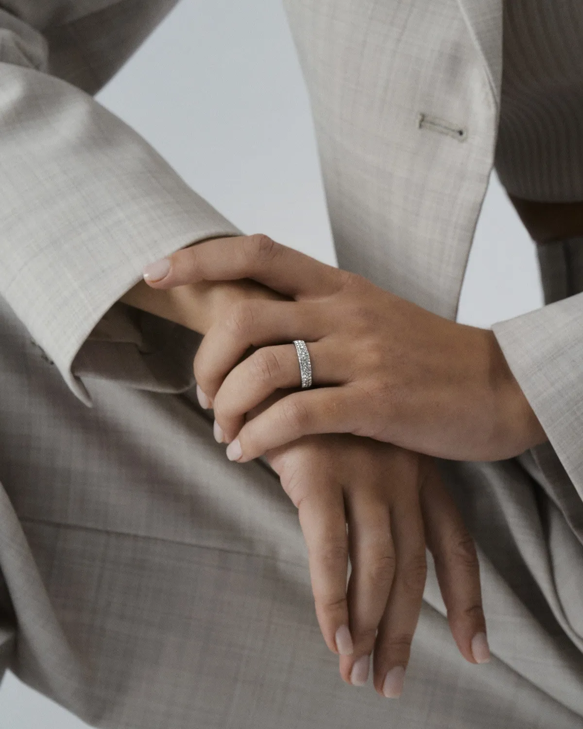 Mockberg Amour Ring sølv zirkonia vattentett