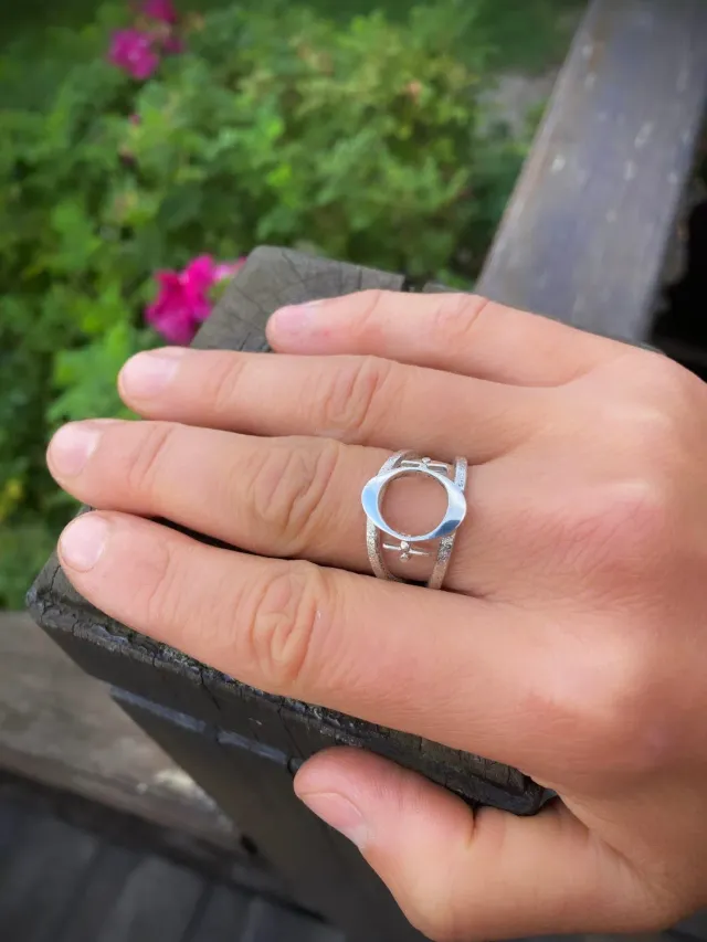 Sivia Smykkedesign Femina ring sølv str 54 925