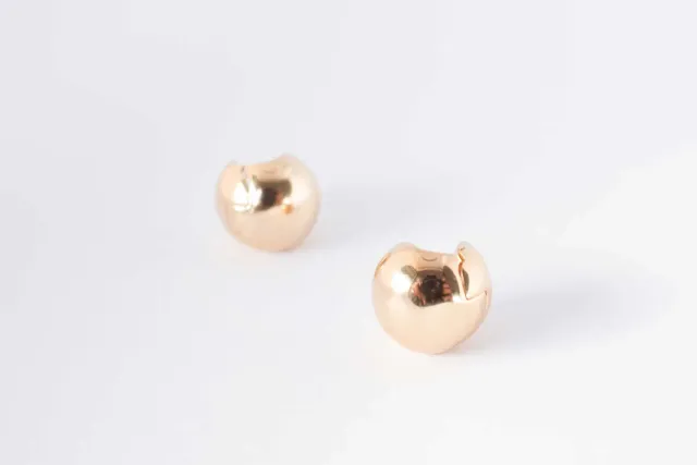 Eremis Estée øredobber 13 mm gullbelagt