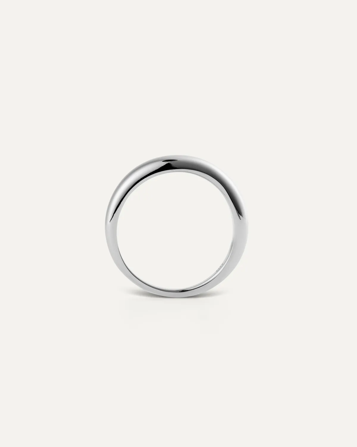 Mockberg Classic Ring sølv vattentålig stålring