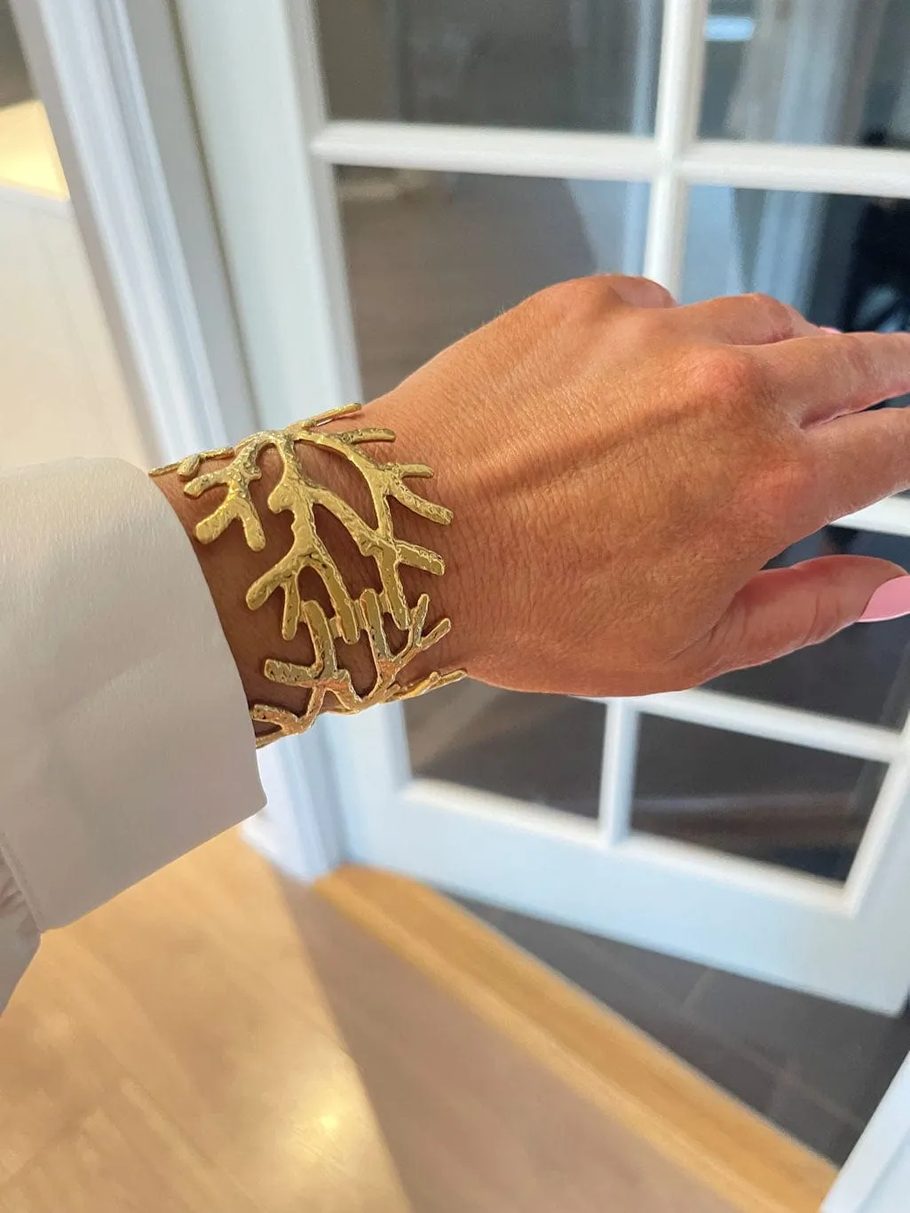 Mea Nani Rein armbånd mansjett 18K gull