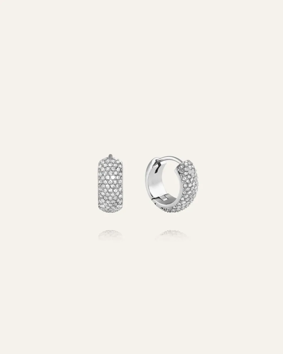 Mockberg Amour Hoops Small øreringer sølv 14 mm