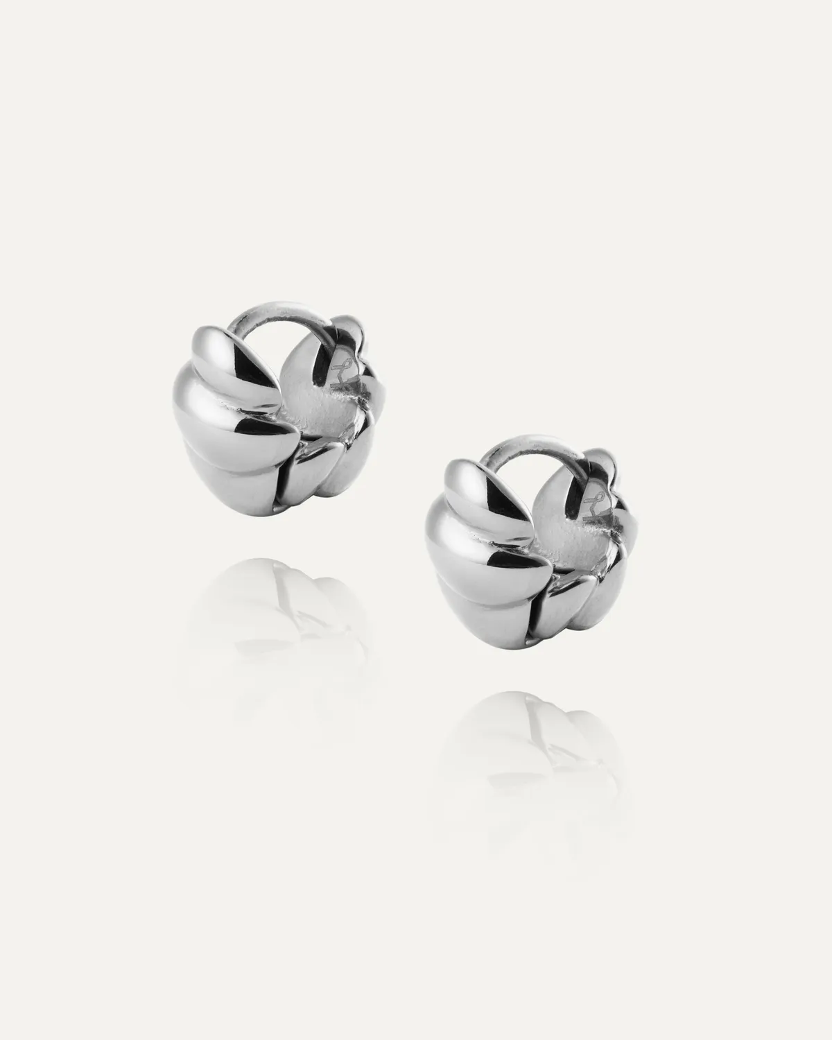 Mockberg Seléne Small Hoops øredobber sølv 18 mm