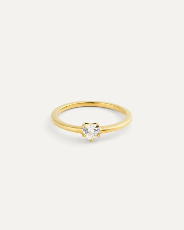 Mockberg Beloved Ring ring gull zirkonia