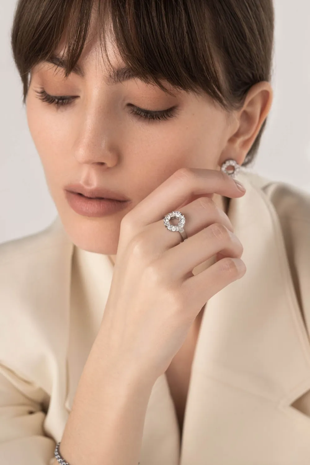 Mockberg Marry Me ring sølv kubisk zirkonia