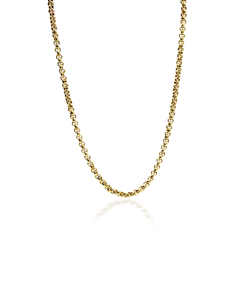 Blomdahl Box Chain halskjede 48-52 cm gullfarget