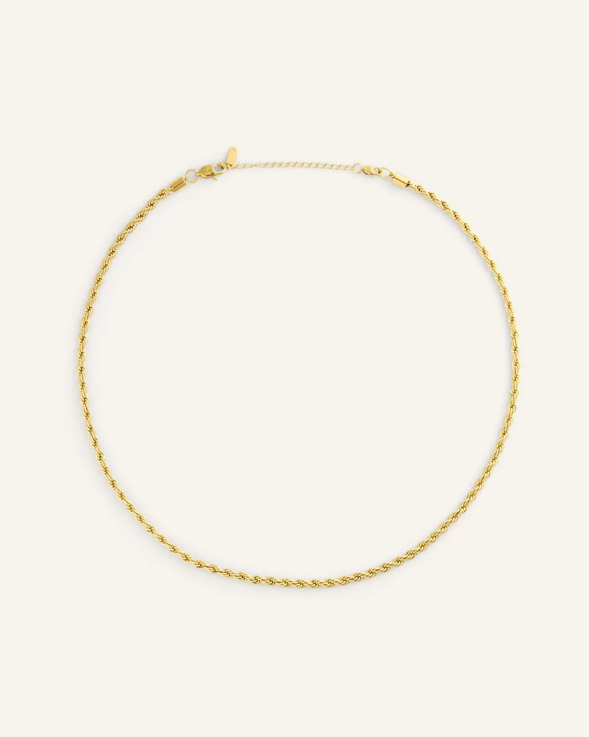 Mockberg Bold Rope Chain Necklace kjede gull 450 mm