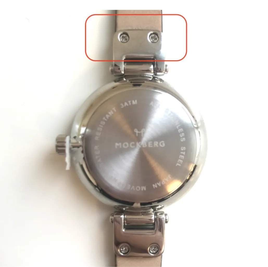 Mockberg Strap Astrid klokkereim skinn svart