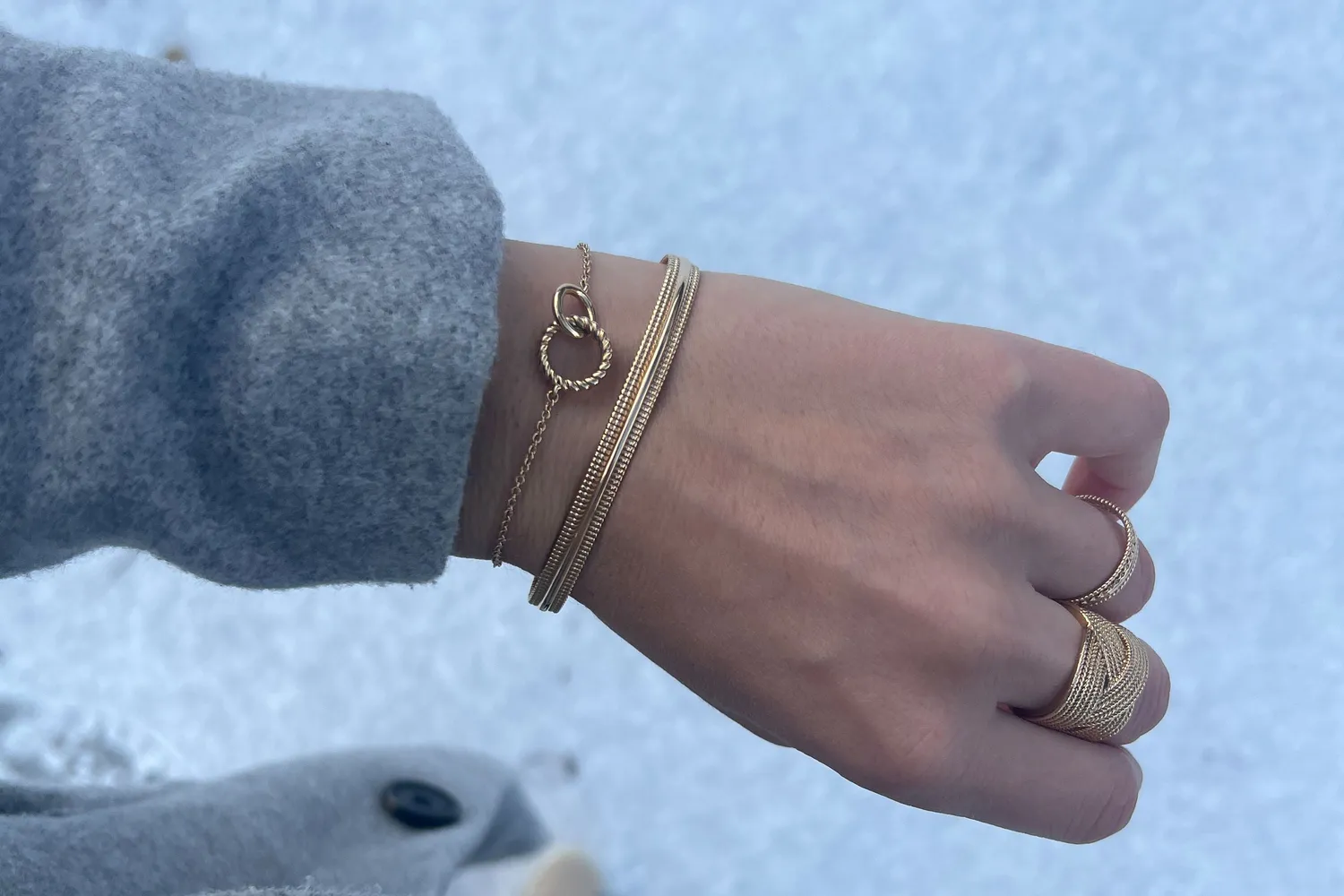 Eremis Adèle armbånd gullbelagt klassisk