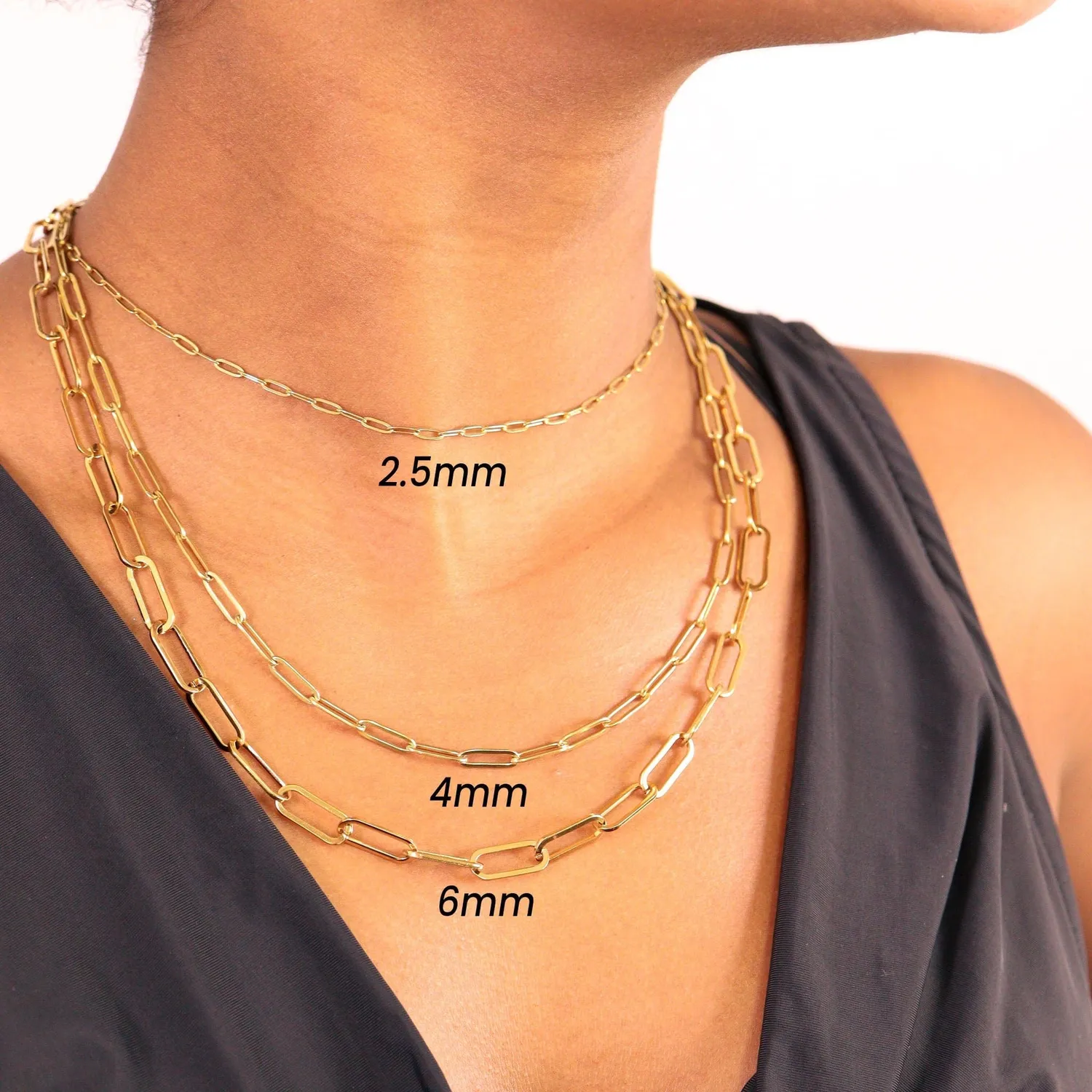 Mea Nani Jewellery Oslo Link kjede 40cm vanntett