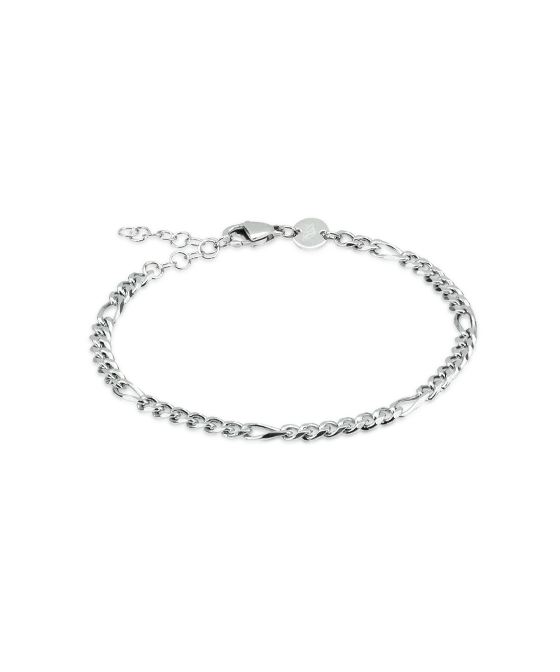 Blomdahl Tiny Figaro armbånd sølv 15,5-19 cm