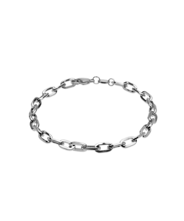 Blomdahl Medium Link armbånd 19 cm sølvfarget stål