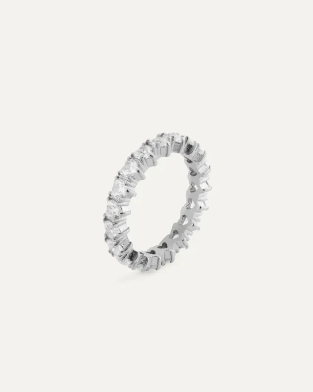 Mockberg Forever ring sølv zirkonia str 52