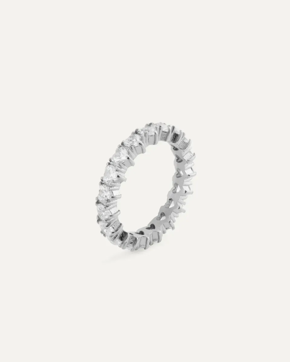 Mockberg Forever ring sølv zirkonia str 52