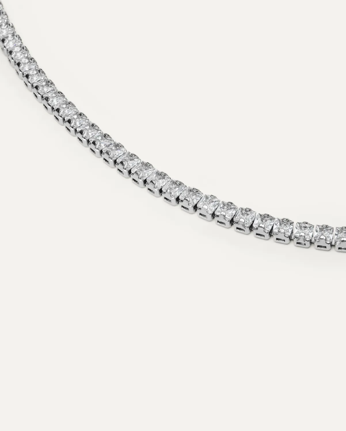 Mockberg Margaux Steel armbånd sølv zirkonia