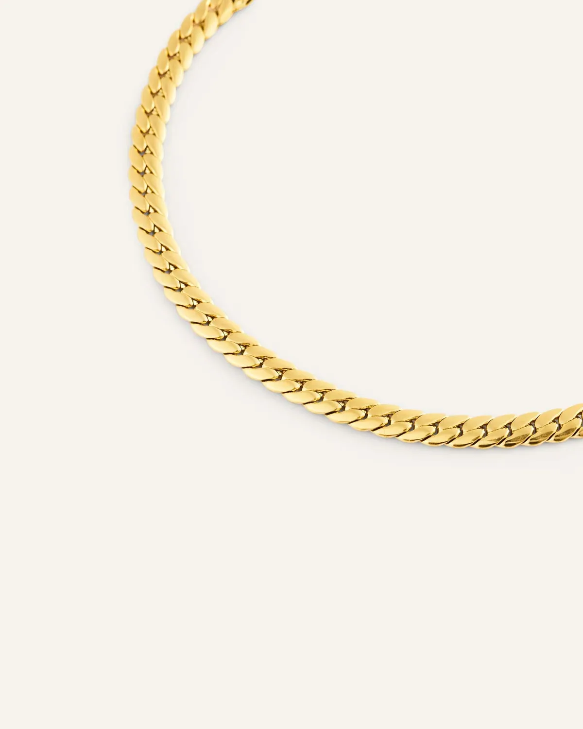 Mockberg Serpentine Chain Bracelet armbånd M gull