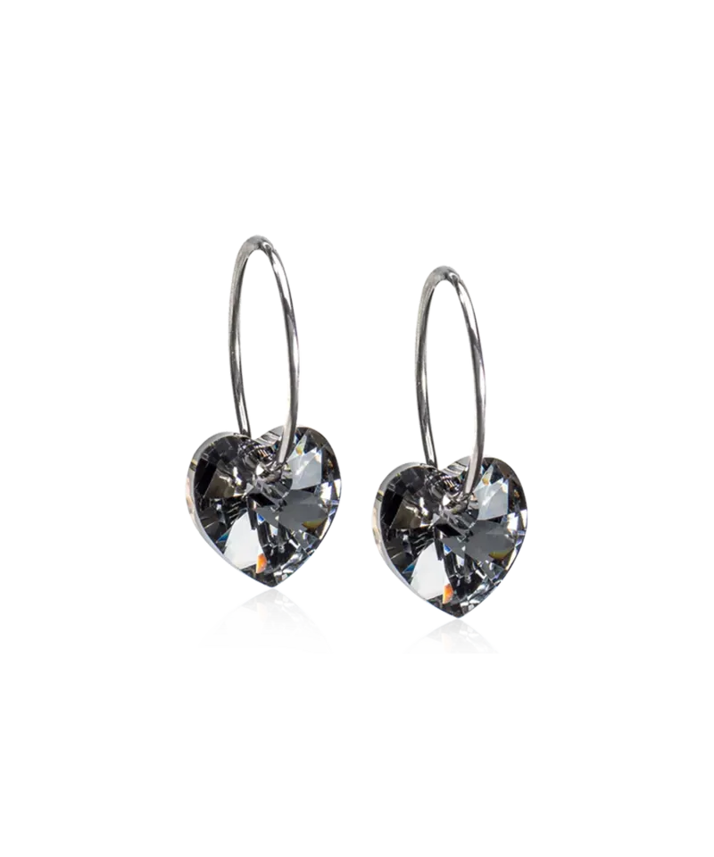 Blomdahl Ear Ring Pendant Heart øredobber 14 mm