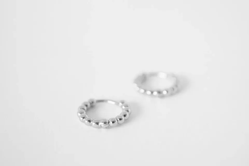 Eremis Bronte øredobber sterling sølv 12 mm