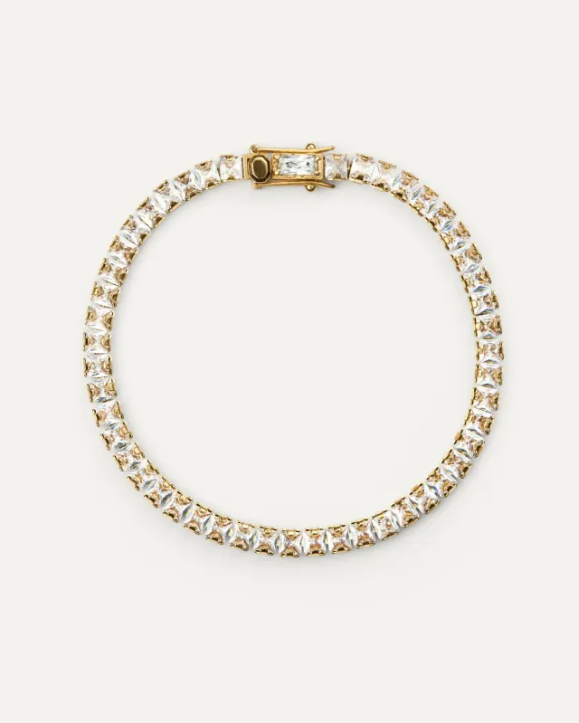 Mockberg Margaux armbånd gull zirkonia 150 mm