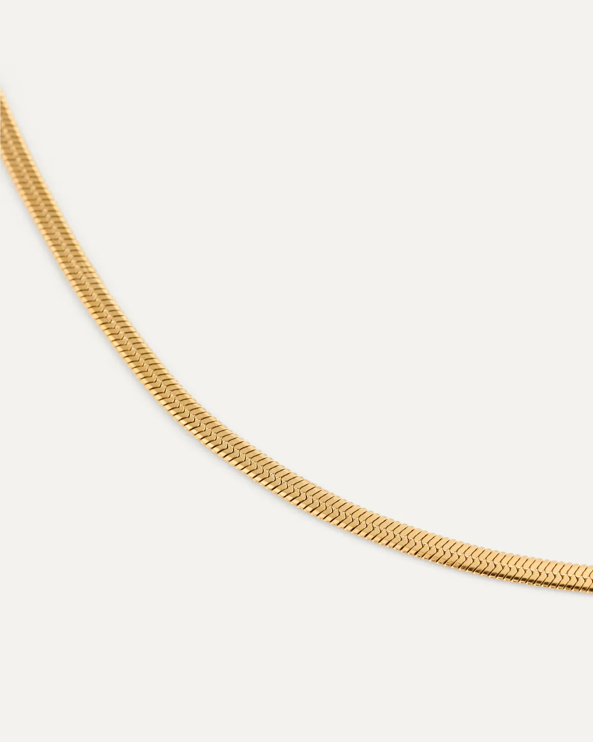 Mockberg Thin Snake Bracelet armbånd gull 3mm