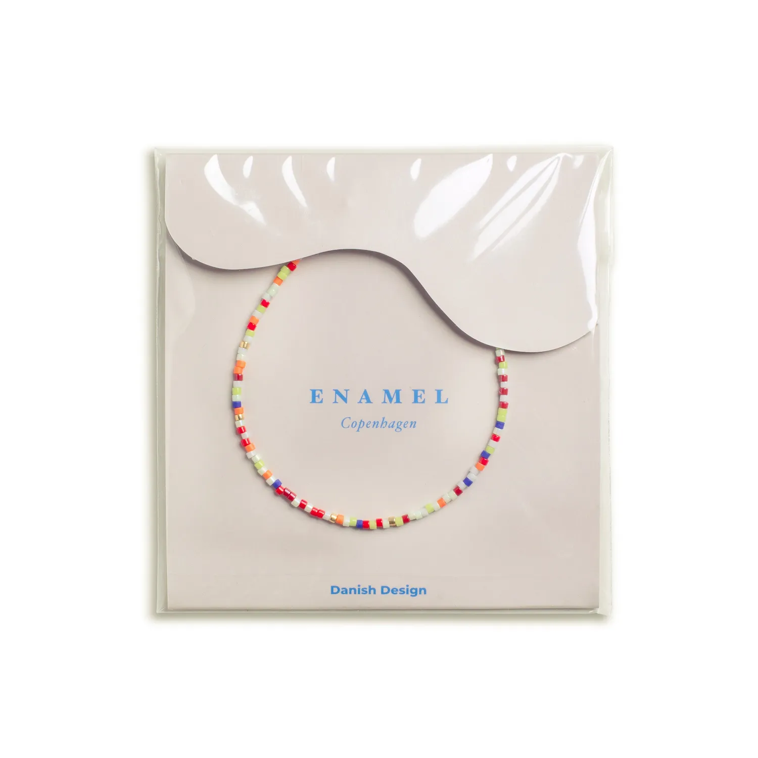 Enamel Petra armbånd 15+4 cm boho farget