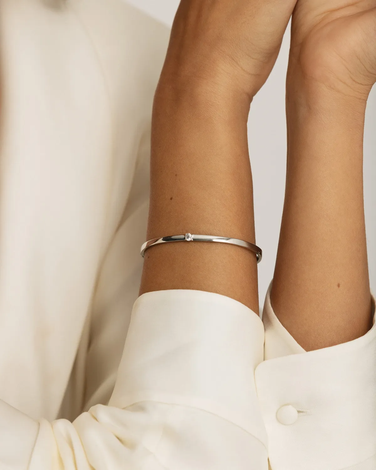 Mockberg Nisrine Bangle armbånd sølv