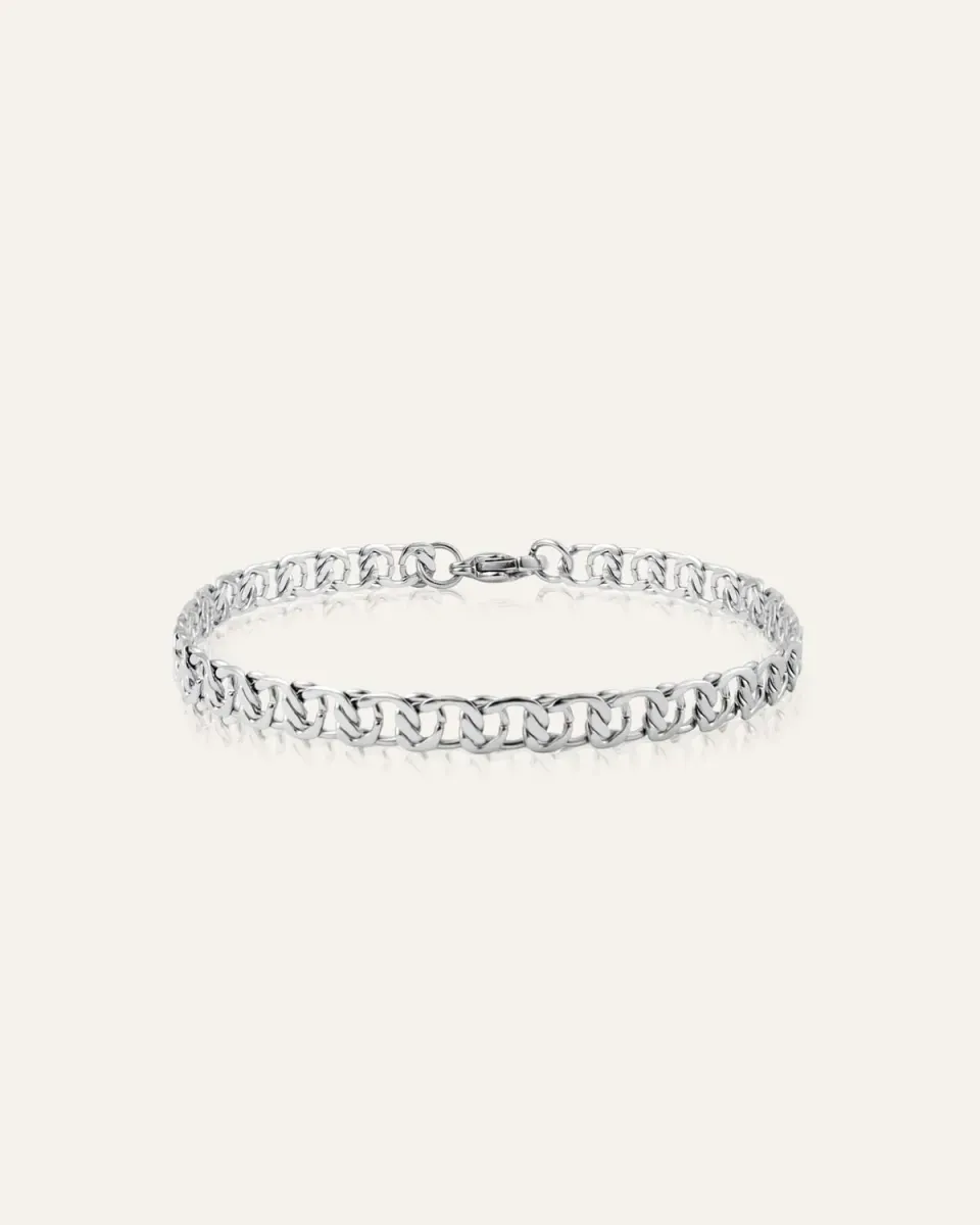 Mockberg Infinity Bracelet armbånd sølv 200 mm vanntett