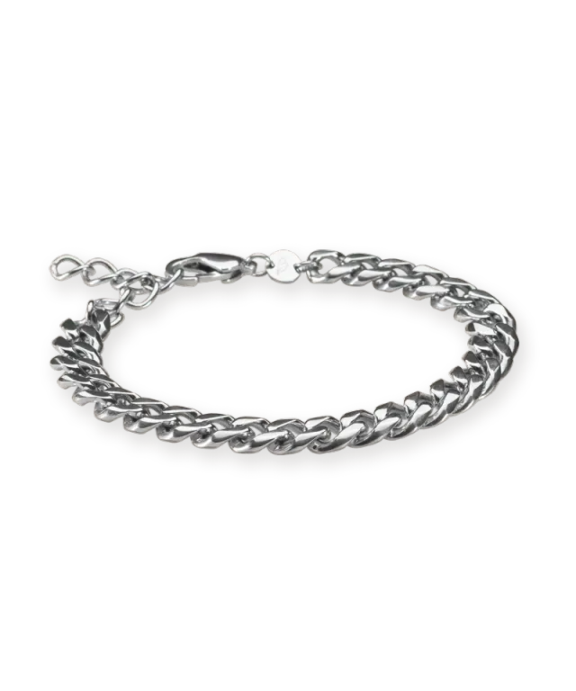 Blomdahl Great Curb Link armbånd sølv 18-22 cm