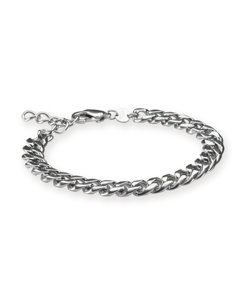 Blomdahl Great Curb Link armbånd sølv 18-22 cm